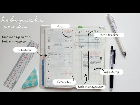 Видео: Функциональный план Hobonichi Weeks со мной | Управление временем и метод Аластера | Неделя 41 2023