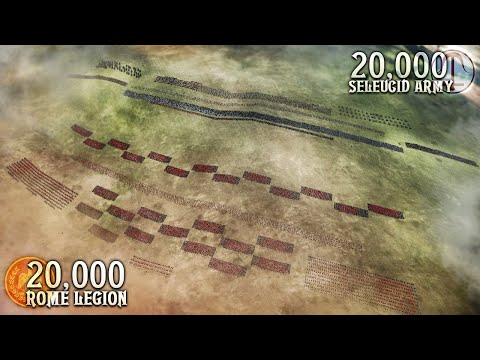 Видео: 20 000 РИМЛЯН VS 20 000 Селевкидов | 40,000 Юнитов | Cinematic Battle - Total War Rome II