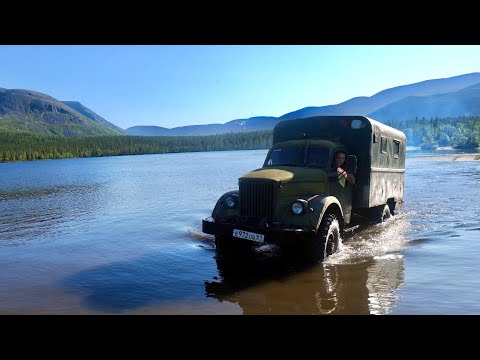 Видео: Как не нужно ездить на рыбалку. Спасаем ГАЗ 63 и ГАЗ 66.