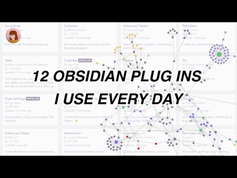 Видео: 12 плагинов Obsidian, которые я *действительно* использую