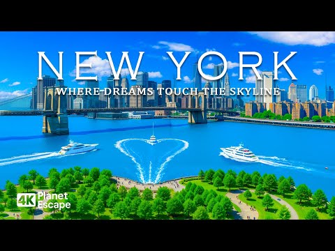 Видео: Нью-Йорк 4K — откройте для себя легендарный горизонт и небоскребы Манхэттена с Deep House Chill