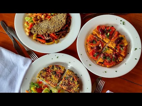 Видео: Нутовый омлет/Морковная пицца/Гречневый омлет. 3 здоровых и веганских РЕЦЕПТА