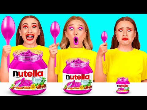 Видео: Большая, Средняя или Маленькая Тарелка Челлендж | Кто Победит в Кулинарной Битве BaRaDa Challenge