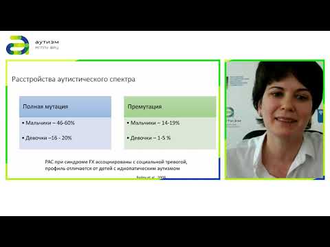 Видео: 2 - «Спектр нарушений при мутациях гена FMR1: патогенетические механизмы и клинические проявления»