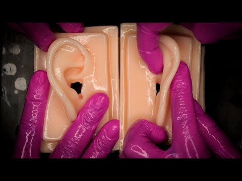 Видео: [ASMR] Лучшее! Одновременный массаж ушей близнецами (OIL, STRONG, SUB, acmp)