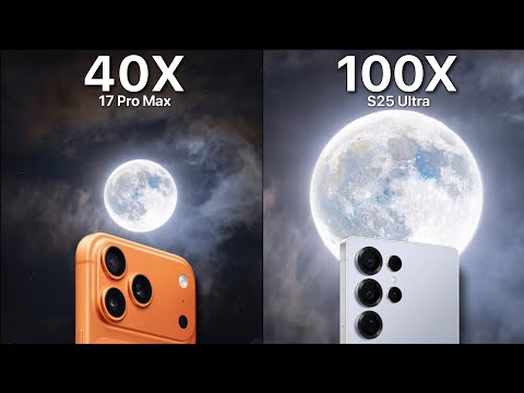 Видео: iPhone 17 Pro Max против Galaxy S25 Ultra | Сравнение результатов теста Live Zoom