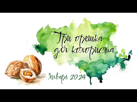 Видео: Челлендж «Три орешка для колориста». Январь 2024