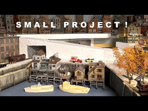 Видео: Небольшой прогресс в создании макета нашей железной дороги!