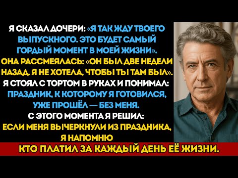 Видео: Дочь не позвала меня на выпускной. Сказала: «Ты не нужен». Но я доказал — без меня у неё нет ничего