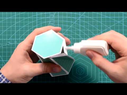 Видео: Twisted hexagonal prism DIY, Видеоинструкция: как сделать закрученную шестиугольную призму