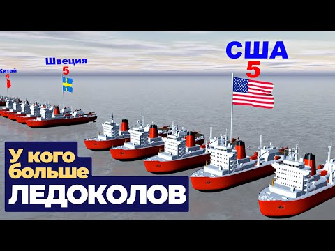 Видео: Страны по Количеству Ледоколов (2022)