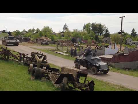Видео: 9 мая Линия Сталина реконструкция боя 2024
