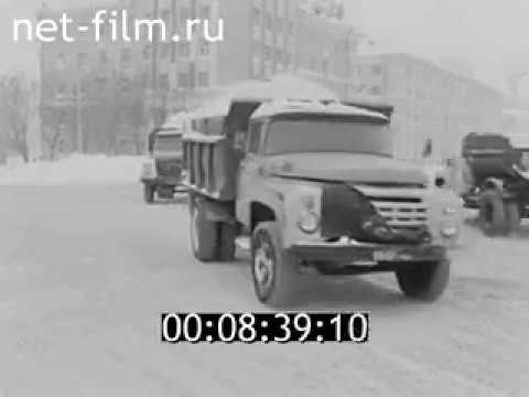 Видео: Уборка снега в Казани 1986 (Snow cleaning in Kazan 1986)