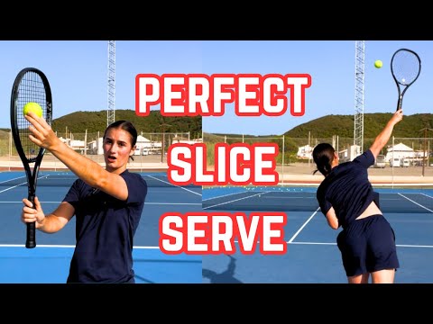 Видео: Как сделать идеальную резаную подачу | Урок теннисной подачи