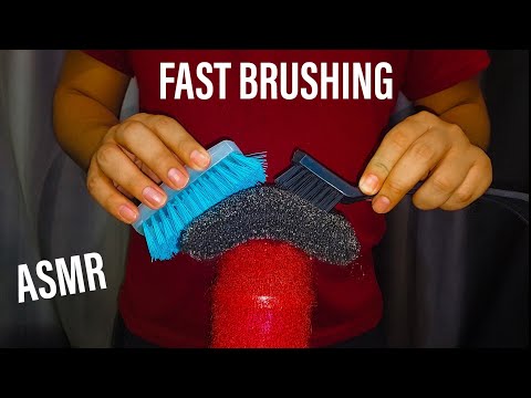 Видео: ⚫️🔴⚫️ [ASMR] Быстро | Звуки губок и щеток щекочут вас | Расчесывание и сжимание.