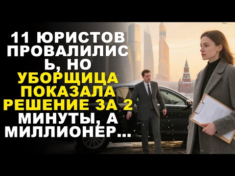 Видео: 11 ЮРИСТОВ ПРОВАЛИЛИСЬ, НО УБОРЩИЦА ПОКАЗАЛА РЕШЕНИЕ ЗА 2 МИНУТЫ, А МИЛЛИОНЕР…