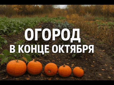 Видео: Огород перед зимой: главные дела октября