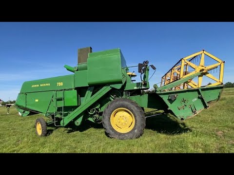 Видео: Мабуть найпростіший з усіх комбайнів. John deere 730