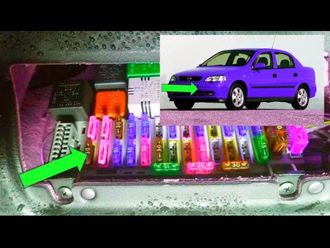 Видео: Вот блок предохранителей и реле, Опель Астра G.1998-2004 г.Что за что отвечает.