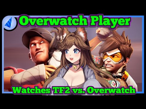 Видео: [Посмотрите на них вместе!] Реакция на анимацию TF2 против Overwatch