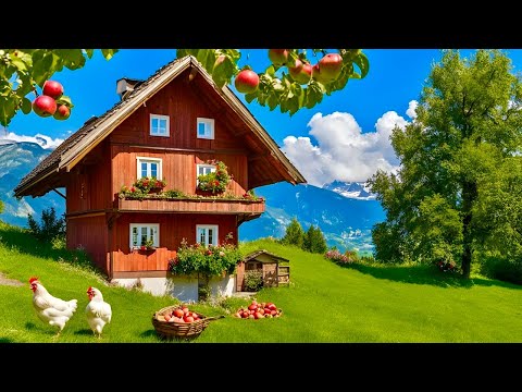 Видео: Деревенская жизнь Швейцарии🇨🇭Прогулка по фруктовому раю📍Вайнфельден, ШВЕЙЦАРИЯ