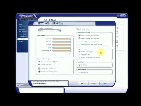 Видео: [FSX] Настройка симулятора FSX для новичков