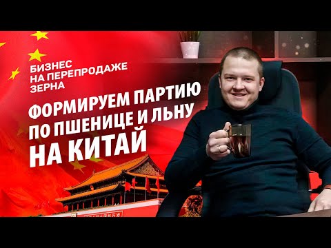 Видео: Бизнес на перепродаже зерна. Формируем партию по пшенице и льну на Китай.