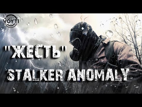 Видео: STALKER ANOMALY: "ЖЕСТЬ"