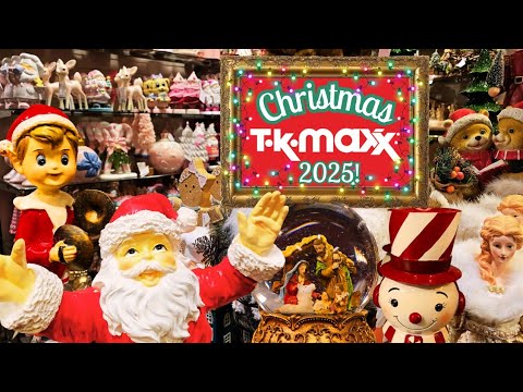 Видео: НОВЫЙ рождественский декор для дома TK MAXX — прямо из мастерской Санты!