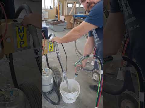 Видео: Проба напыления гелькоутера Patriot (MVP). Запуск на ацетоне.