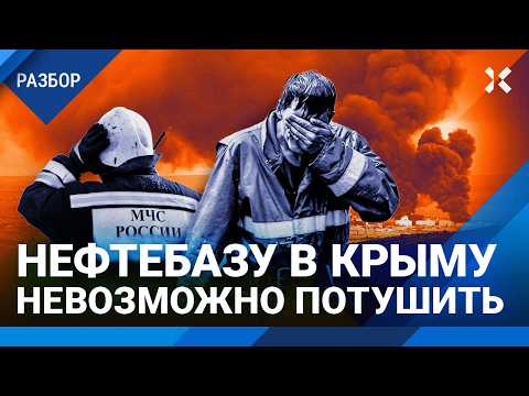 Видео: Крым в огне. Над Феодосией гриб от пожара на нефтебазе. Отключен мобильный интернет — слова очевидца