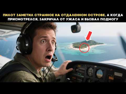 Видео: Пилот заметил движение на острове, а когда присмотрелся, закричал от ужаса и вызвал подмогу