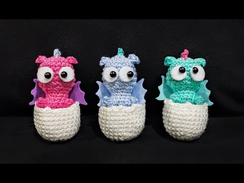 Видео: ДРАКОНЯТА за ЧАС! Подробный мастер класс/knitted dragon