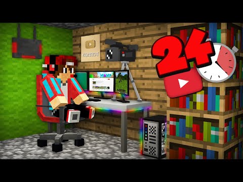 Видео: Я СТАЛ ЮТУБЕРОМ НА 24 ЧАСА В МАЙНКРАФТ | Компот Minecraft