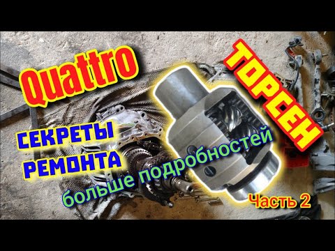Видео: Торсен Quattro КПП - Подробности Часть 2 #торсен #кватро #аудикватро #кппауди #ремонткпп #кватро