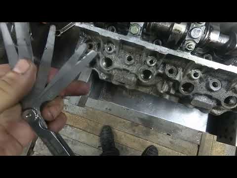 Видео: Прогар клапанов Renault Kangoo 1.9 D, Часть 1 Разборка, дефектовка ГБЦ