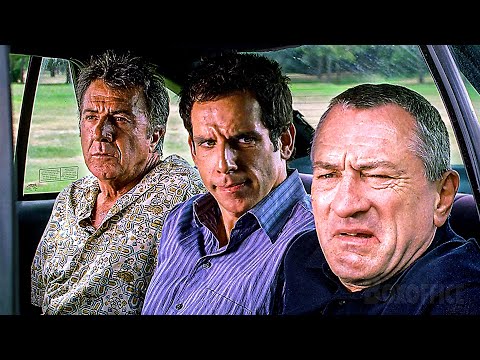 Видео: Мерзкий коп бьет Бена Стиллера и Роберта де Ниро электрошокером