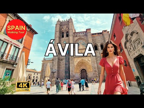 Видео: 🇪🇦[4K] АВИЛА 🗝⚔️ Какой очаровательный средневековый город, расположенный в самом сердце Испании! 😯😍