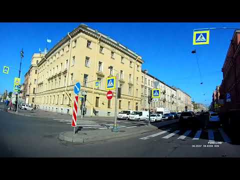 Видео: От центра Питера до улицы Савушкина. Поехали!