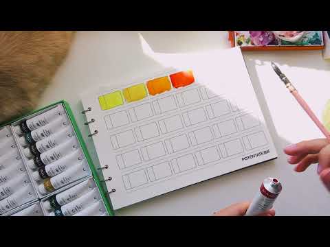 Видео: Обзор акварели Mairtini BOUGUEREAU / плюсы и минусы 