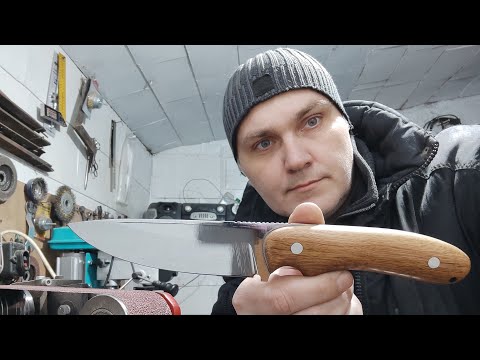 Видео: Ніж з фуганка! Частина  2 ! A knife with a jointer! Part 2 !