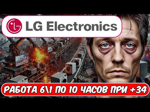 Видео: Работа за заводе LG | Переработки в жару #LG #завод #работа
