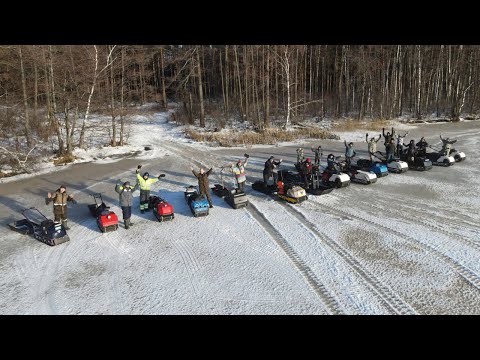 Видео: Путешествие и гонки на мотобуксировщиках. Самоё массовое за все наше время