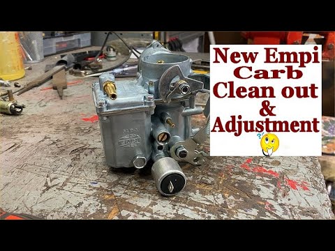 Видео: VW Beetle - Super Beetle New Empi 34pict3 Очистка и подготовка карбюратора! Воздушное охлаждение ...