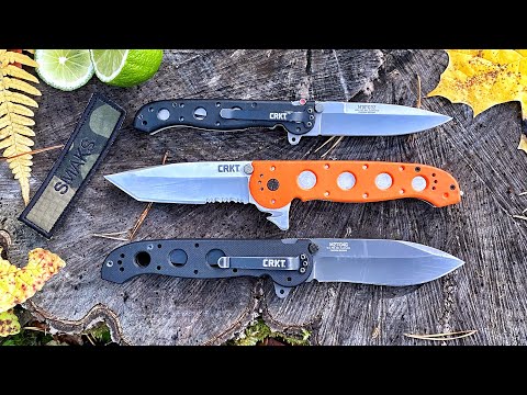 Видео: История ножей M16 - M21 CRKT Обзор, тесты