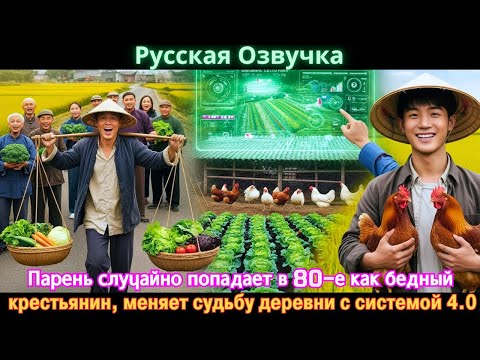 Видео: Парень случайно попадает в 80-е как бедный крестьянин, меняет судьбу деревни с системой 4.0. #дорама