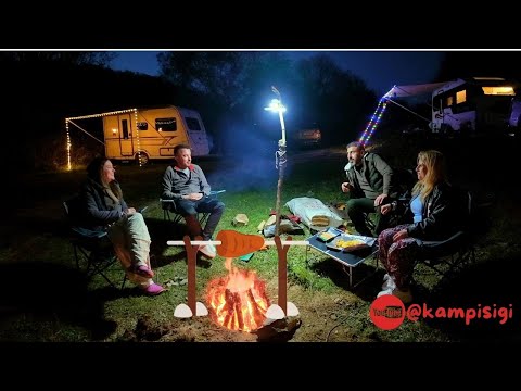 Видео: ПРИВЕТСТВУЕМ ЛАГЕРЬ В ХИДИРЕЛЬЕС У ОЗЕРА. (Баранья нога на углях!!!🥩)