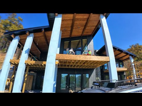 Видео: Строительство современного дома МЕГА-размера P117