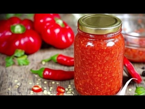 Видео: 🌶АДЖИКА ОСТРАЯ БЕЗ ВАРКИ И СТЕРИЛИЗАЦИИ!!!