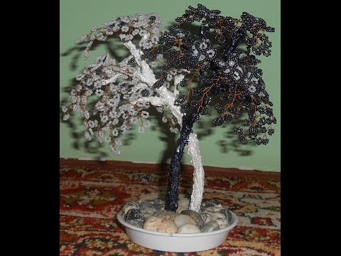 Видео: Бисероплетение - Инь-Янь / Beading - Yin-Yang